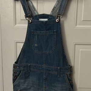 Forever 21 Blue Denim Overalls
